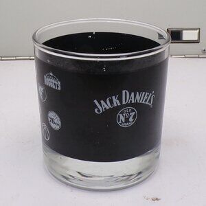 Jack Daniels Old No 7 NBA Low Ball Rock Glass Basketball Team Logos